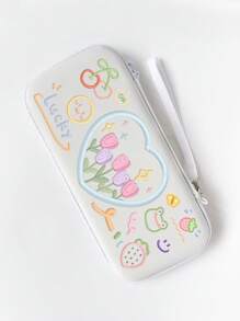 鬱金香圖案收納袋適用於Nintendo Switch - 彩色 - 查看 4