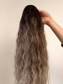 Long Curly Ponytail Hair Extensions, Natural Looking For Everyday Wear - Multicolor - View 5