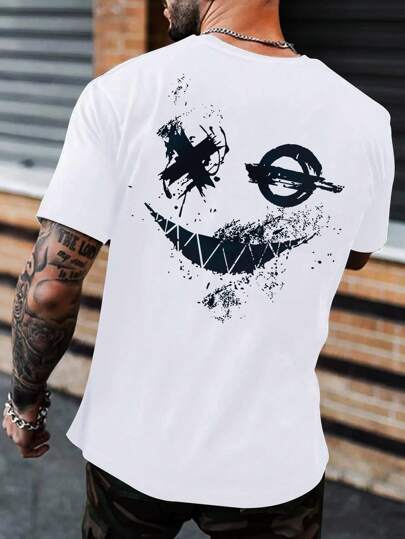 Manfinity LEGND Männer T-Shirt mit Cartoon Grafik,