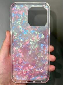Ốp lưng hoa anh đào, ốp lưng mềm mạ vàng sang trọng, tương thích với iPhone, Redmi Note, Galaxy, bảo vệ toàn diện camera, phiên bản quốc tế, không phải phiên bản nội địa. - Hồng - Xem 2