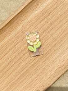 1pc bảo vệ cáp dữ liệu trang trí hoa - Nhiều màu - Xem 2