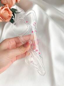 Pink Flower Shock-Absorbing Phone Case - Multicolor - View 4