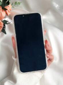 Pink Flower Shock-Absorbing Phone Case - Multicolor - View 5