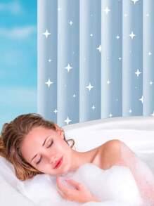 1 Màn Tắm Họa Tiết Ngôi Sao, Màn Tắm Chống Nước PEVA Hiện Đại Cho Phòng Tắm - Nhiều màu - Xem 7