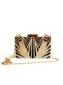 CEZIRA豪華晚宴包，晚宴包迷人，優雅，精美，靜謐的奢華金屬鏈迷你方形手拿包丙烯酸晚宴包交叉身體背，適用於女士，女人，派對女孩，新娘，適合派對，婚禮，舞會，晚宴/宴會，晚宴/宴會，最好的禮物給女性媽媽教師朋友伴娘 - 彩色 - 查看 6