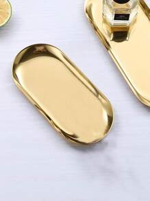 1 khay trang sức bằng thép không gỉ - Vàng - Xem 7