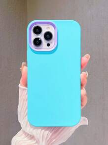 Vỏ điện thoại silicon 3 trong 1 - Màu xanh Bạc hà - Xem 2