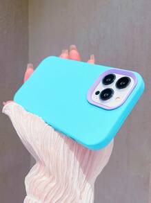 Vỏ điện thoại silicon 3 trong 1 - Màu xanh Bạc hà - Xem 4