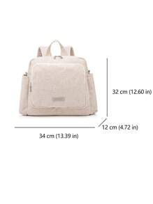 SOBOBA Baby Large Capacity Diaper Bag - Beige - View 3