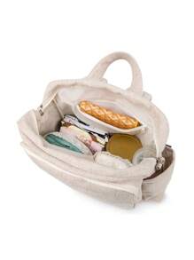 SOBOBA Baby Large Capacity Diaper Bag - Beige - View 5