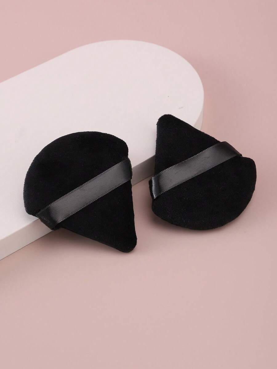 2pcs Makeup Puff For Women Make Up Use,Makeup,Cheap,Room Decor,Vanity,Travel,Bedroom,Makeup Accessories,Puff,Makeup Blender,Powder Puff,Makeup Sponge,Cheap,Stocking Stuffers,Makeup,Makeup Tools,Cheap Stuff,Gifts,Gifts For Women,Christmas Gifts,Giveaways,Travel,Cheap Stuff,Travel Essential - Black - View 1