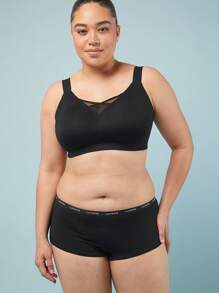 LUVLETTE 3-Pack Mid Rise Cotton Boyshorts - Multicolor - View 8