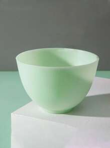 cái bát silicone mặt - màu xanh lá - Xem 2