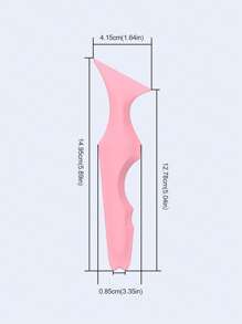 1入組矽膠眼妝輔助 - 粉色 - 查看 3