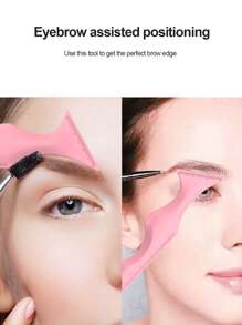 1入組矽膠眼妝輔助 - 粉色 - 查看 7