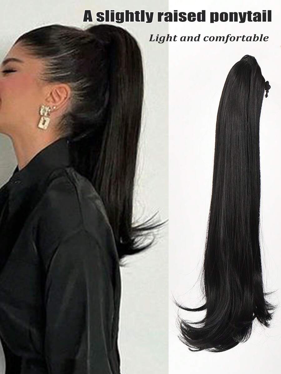 Medium-Long Straight Ponytail Hair Extension