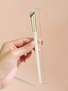 2 brochas correctoras,pinceles de maquillaje brochas para maquillaje cepillo maquillaje pincel maquillaje pinceles para maquillaje - Beis - Ver 6