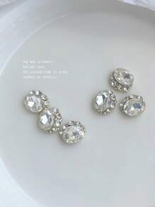 10入組水鑽裝飾美甲飾品 - 彩色 - 查看 4