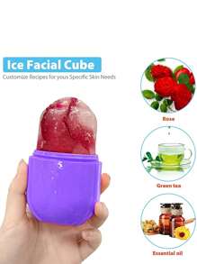 1入組矽膠面部按摩冰格 - 彩色 - 查看 7