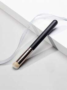 270 Cọ che khuyết điểm/kem nền có lông mềm tròn không ăn phấn 1 chiếc - màu đen - Xem 1