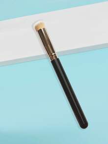 270 Cọ che khuyết điểm/kem nền có lông mềm tròn không ăn phấn 1 chiếc - màu đen - Xem 2