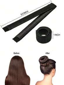 1pc Hair Bun Maker Tool - Gold - View 3
