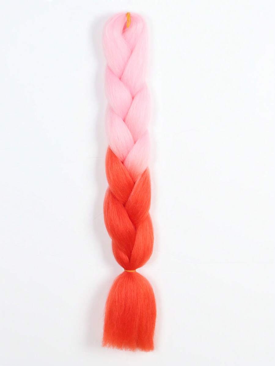 Ombre Long Synthetic Hair Braid - Multicolor - View 1