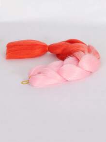Ombre Long Synthetic Hair Braid - Multicolor - View 3