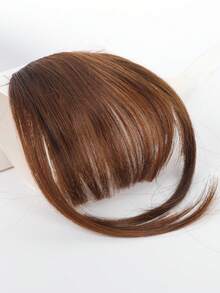 Straight Synthetic Hair Bangs With Sideburns - Light Brown - View 3