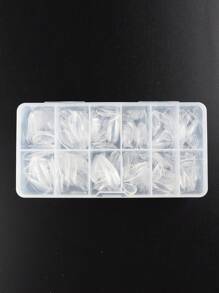 FULL BEAUTY Trở nên quyến rũ với Bộ móng tay giả dài 504 chiếc Long Stiletto Clear Full Cover - Nhiều màu - Xem 5