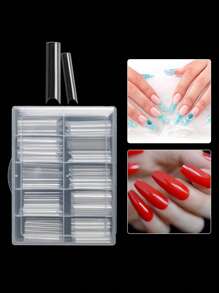 Instantly Upgrade Your Look With 100pcs Long Coffin Fake Nail Extension False Nail For Women And Girls Press On Nails Nail Supplies (Multiple Specifications)