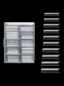 Instantly Upgrade Your Look With 100pcs Long Coffin Fake Nail Extension False Nail For Women And Girls Press On Nails Nail Supplies (Multiple Specifications)