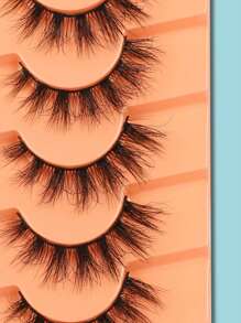 Himirell Manga Lashes, 7pairs Separated False Eyelashes - Black - View 8