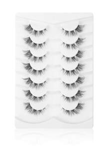 MAGEFY 7 cặp lông mi giả tách rời - màu đen - Xem 1