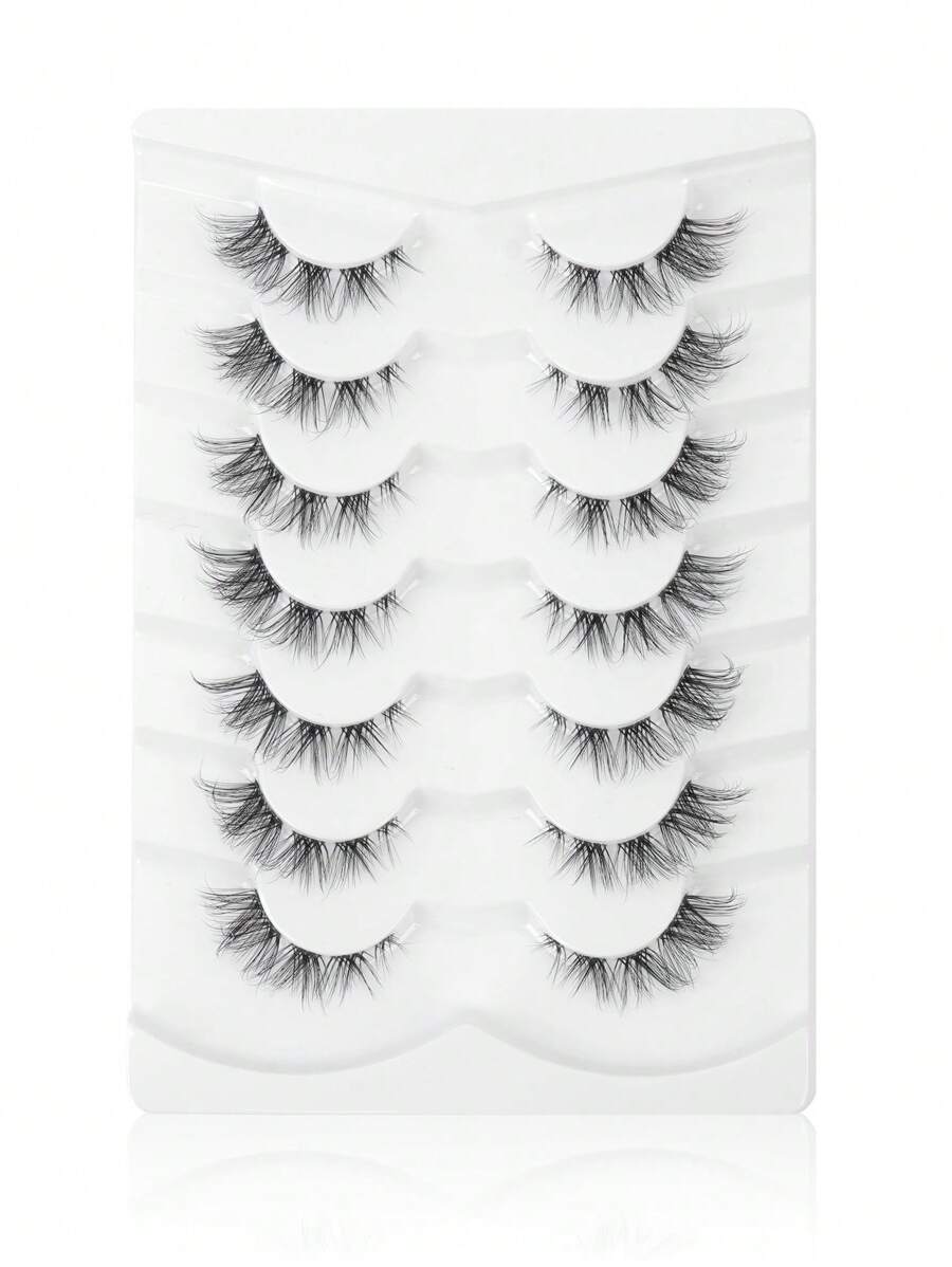 MAGEFY 7 cặp lông mi giả tách rời - màu đen - Xem 1
