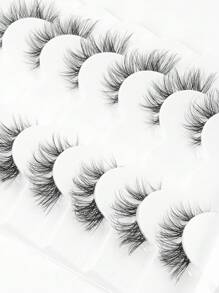 MAGEFY 7 cặp lông mi giả tách rời - màu đen - Xem 7