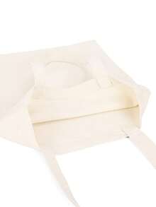 Ngôn ngữ của hoa Túi mua sắm thông thường có sức chứa lớn - Màu be - Xem 3