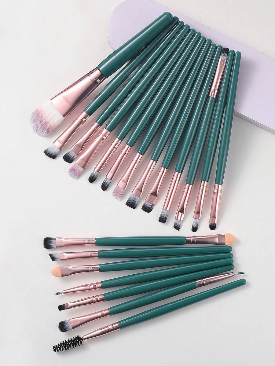 20件套化妆刷套装、化妆刷套装、化妆刷包、化妆刷套装、全套化妆刷套装、化妆刷套装、全套化妆工具套装、刷子套装、化妆刷套装、化妆礼盒套装 - 彩色 - 查看 1