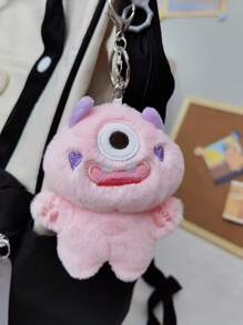 Exquisite One-eyed Monster Bag Charm, Versatile - Pink - View 1