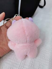 Exquisite One-eyed Monster Bag Charm, Versatile - Pink - View 2