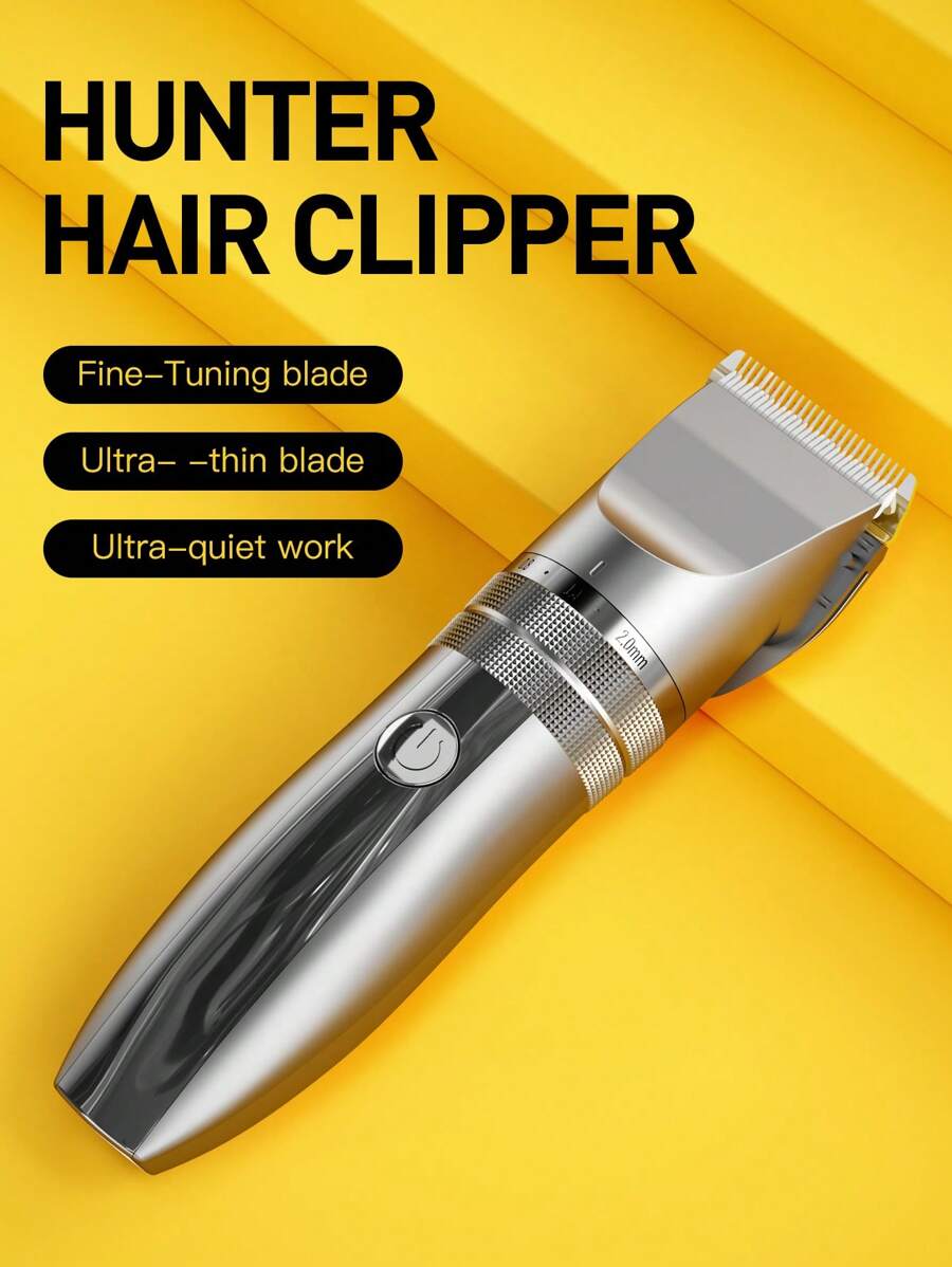 Máy cạo râu điện đa năng dành cho nam giới, kèm dao cạo râu Bộ dụng cụ chải chuốt cho nam - Bạc - Xem 1