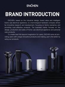 Máy cạo râu điện đa năng dành cho nam giới, kèm dao cạo râu Bộ dụng cụ chải chuốt cho nam - Bạc - Xem 7