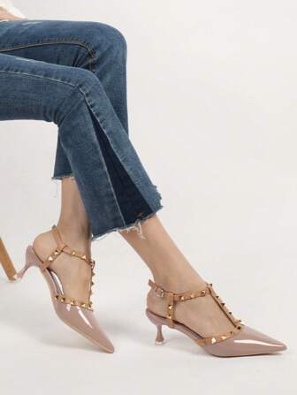 Fall/Winter 2025 Women's Pointed Toe High Heel Pumps, Elegant & Versatile Design For Spring And Summer, Kitten Heels, Elegant,Party Outfits