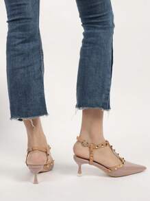 Fall/Winter 2025 Women's Pointed Toe High Heel Pumps, Elegant & Versatile Design For Spring And Summer, Kitten Heels, Elegant,Party Outfits