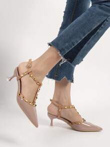 Fall/Winter 2025 Women's Pointed Toe High Heel Pumps, Elegant & Versatile Design For Spring And Summer, Kitten Heels, Elegant,Party Outfits