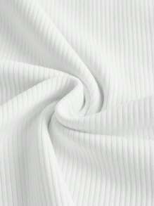 SHEIN Maternity Solid Tank Top - White - View 8