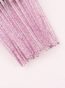 50pcs Disposable Crystal Eyelash Brush Mascara Brushes Wands For Eye Lash Extension, Eyebrow And Makeup Brush For Eyelash Extension Supplies - Hot Pink - View 4