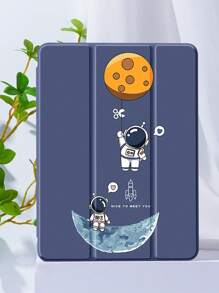 宇航員圖案防摔矽膠套適用於iPad - 彩色 - 查看 1