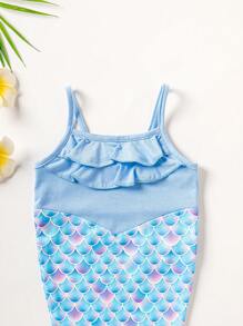 嬰兒荷葉邊服飾魚尾洋裝