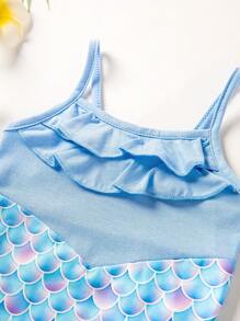 嬰兒荷葉邊服飾魚尾洋裝